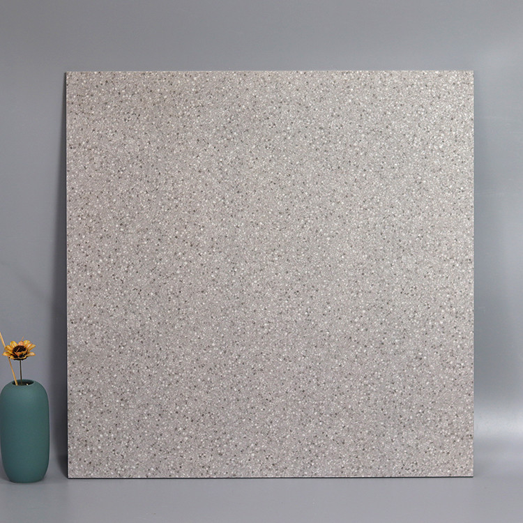 60x60cmの白い灰色の小さい鍋の反スキッドの無作法な床張りの磁器のTerrazzoのタイル