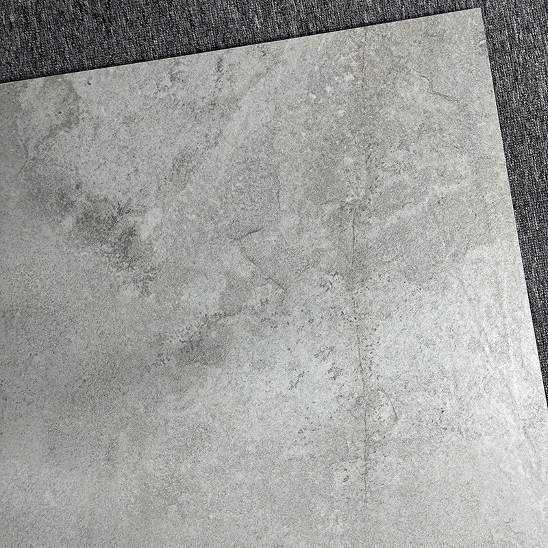 1200x600は壁を半タイルを張る居間の無作法な耐久力のあるマットの灰色Wabi Sabiを織った