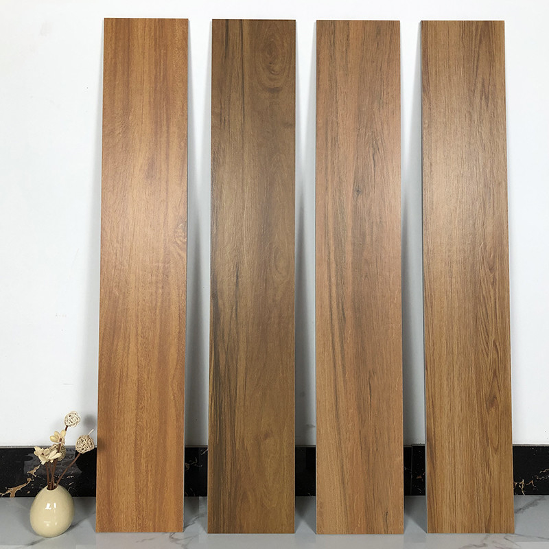 終わりの効果の設計木穀物のセラミック タイル、磁器の板のタイルのフロアーリング150 x 900mm