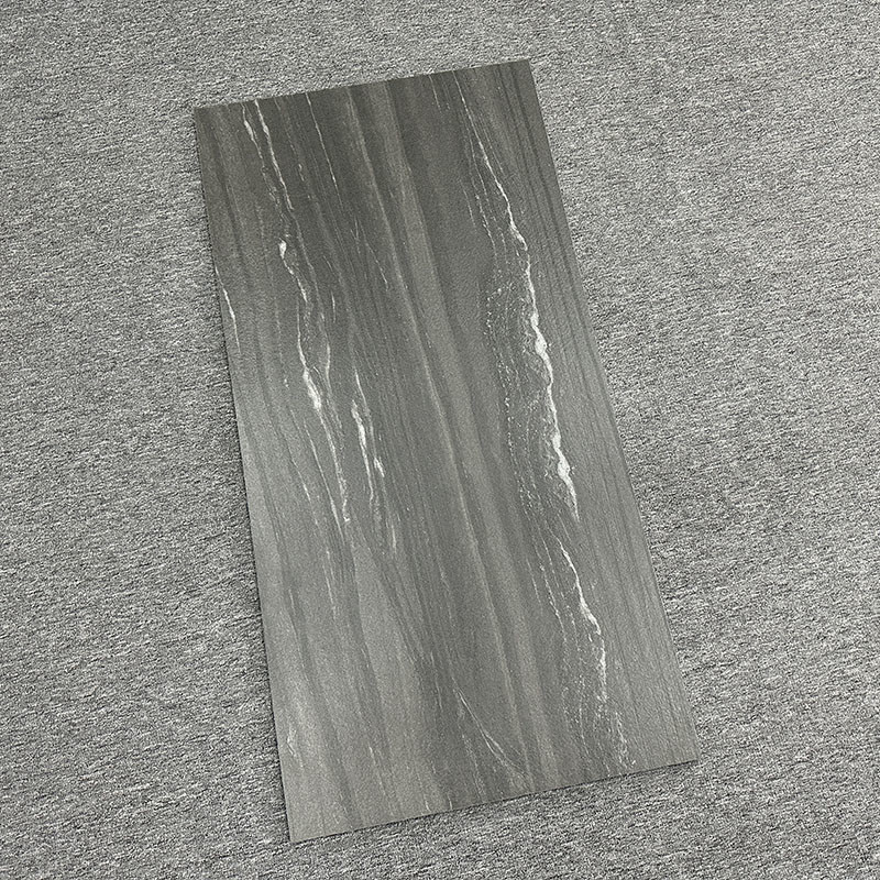 灰色の居間の無作法な磁器の終わるスリップのタイルのマットを非床タイル