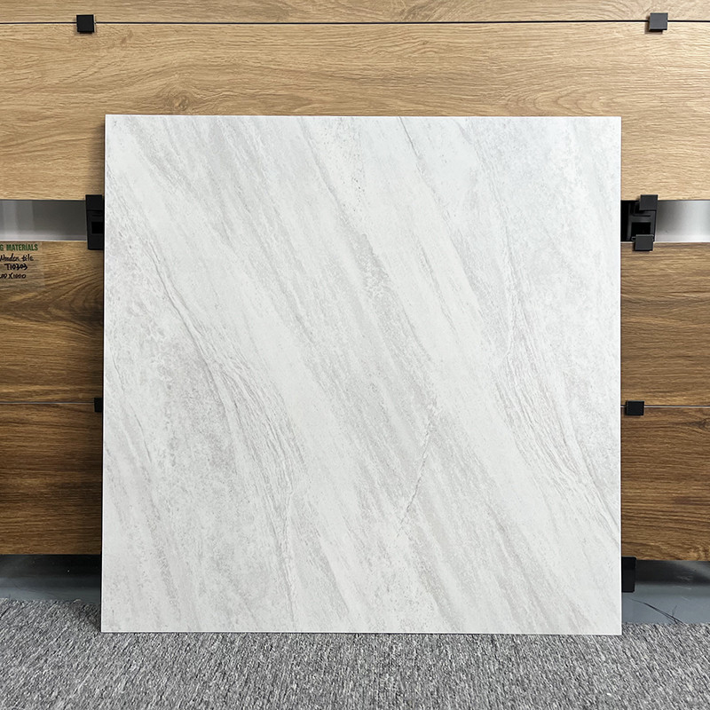 床60x60のための新式の居間のタイルは、非無光沢の磁器の無作法な床タイルを入れる