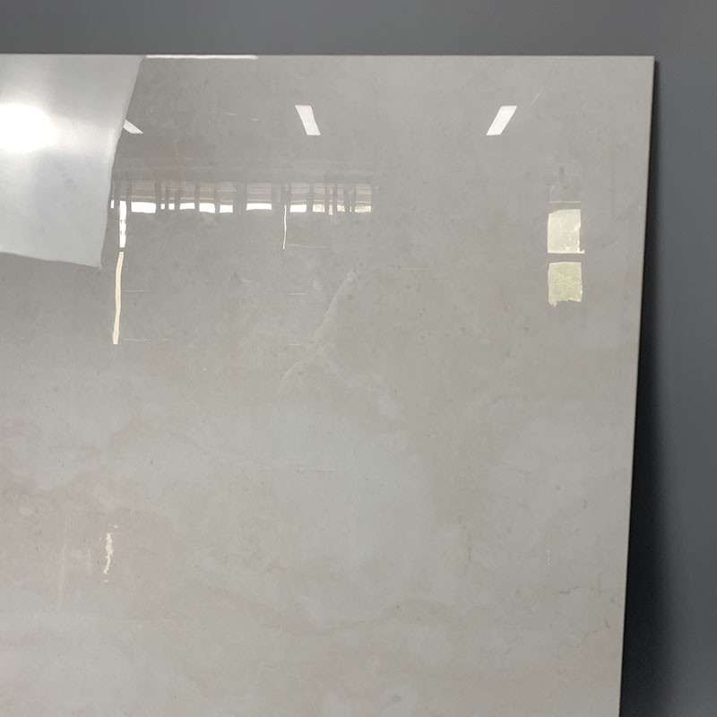 白い色が艶をかけられた大理石の床張りの壁を磨いた600x600mmの完全なボディは反スリップをタイルを張る