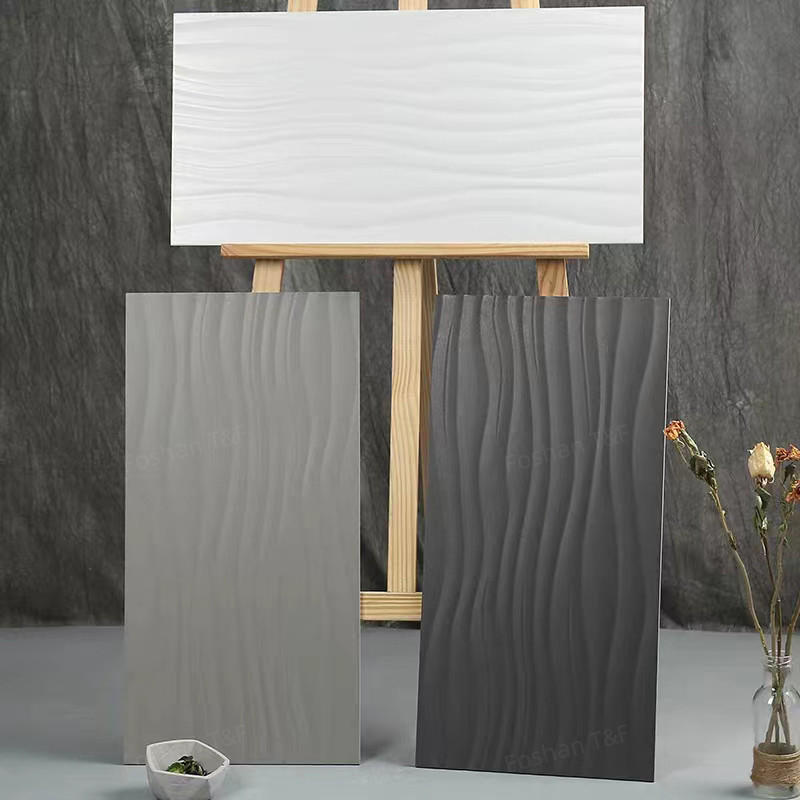 ビラテラス 浴室 トイレ バランコ ポーセランタイル 300x600mm 波紋モデル マット グラス 表面 全身