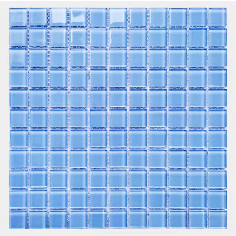 300x300mm 水晶ガラス モザイク 床壁タイル 浴室 プール キッチン バックスプラッシュ