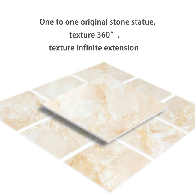 アンチ スリップ フルグラスポルセランタイル 800x800mm ダイアモンド リビングルーム 床タイル ジェイド ノーブル