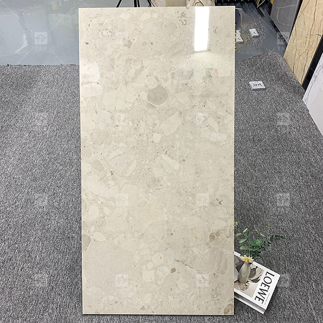 豪華 600x1200mm 全身 輝く 磨いた ガラスのタイル 床 マルマー ポルセランタイル